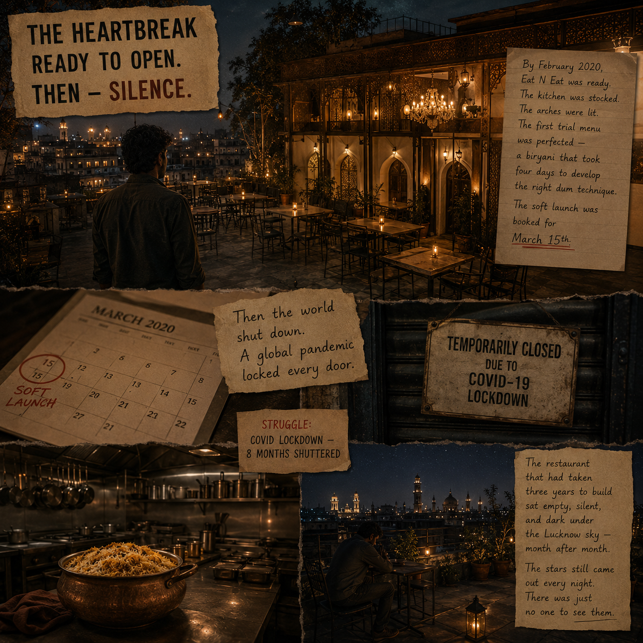 Restaurant ready but silent — February 2020