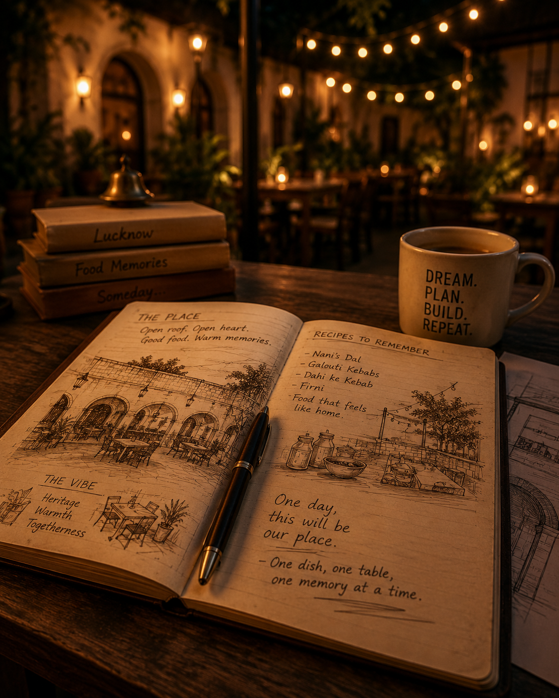 The original notebook sketch — 2017