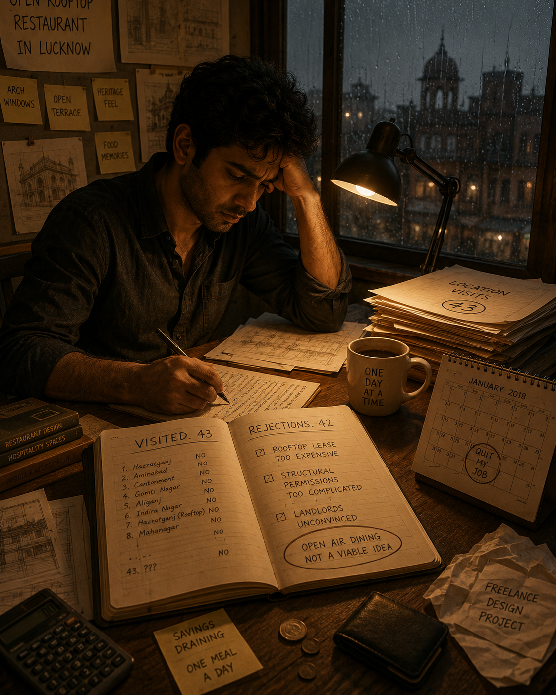 Scouting locations across Lucknow — 2018